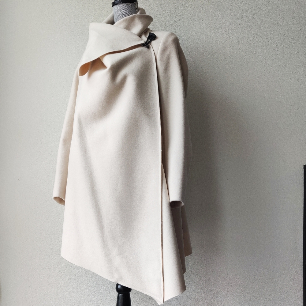All Saints City Monument Draped Coat - Picture 3 of 8